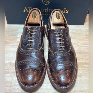 Allen Edmonds Strandmok Men’s Cap-Toe Oxfords Sz 11.5D w/ Dainite Soles USA 🇺🇸